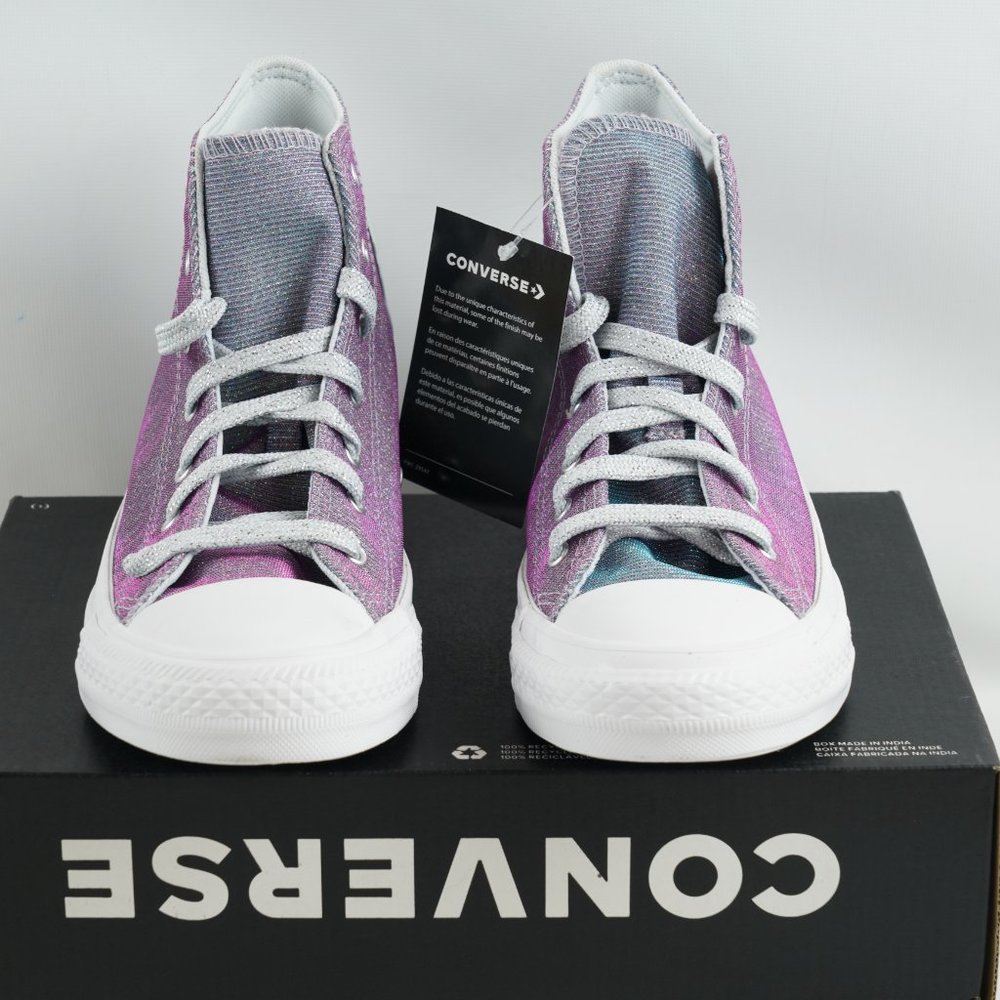 Converse Chuck Taylor All Star Hi Platinum Shoes - Picture 6 of 11